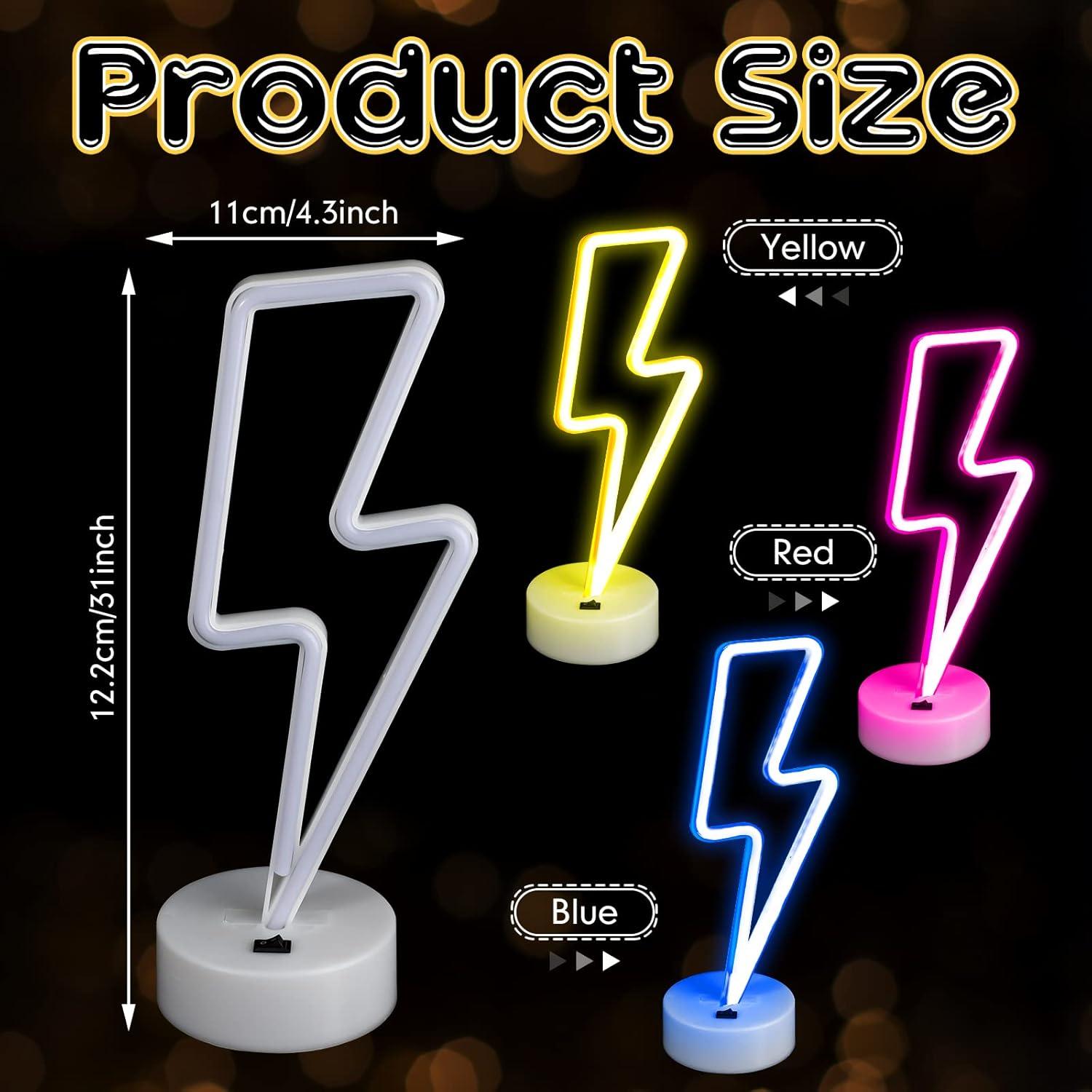Luz de Neón Sieral Rayo LED USB Batería 3 Colores