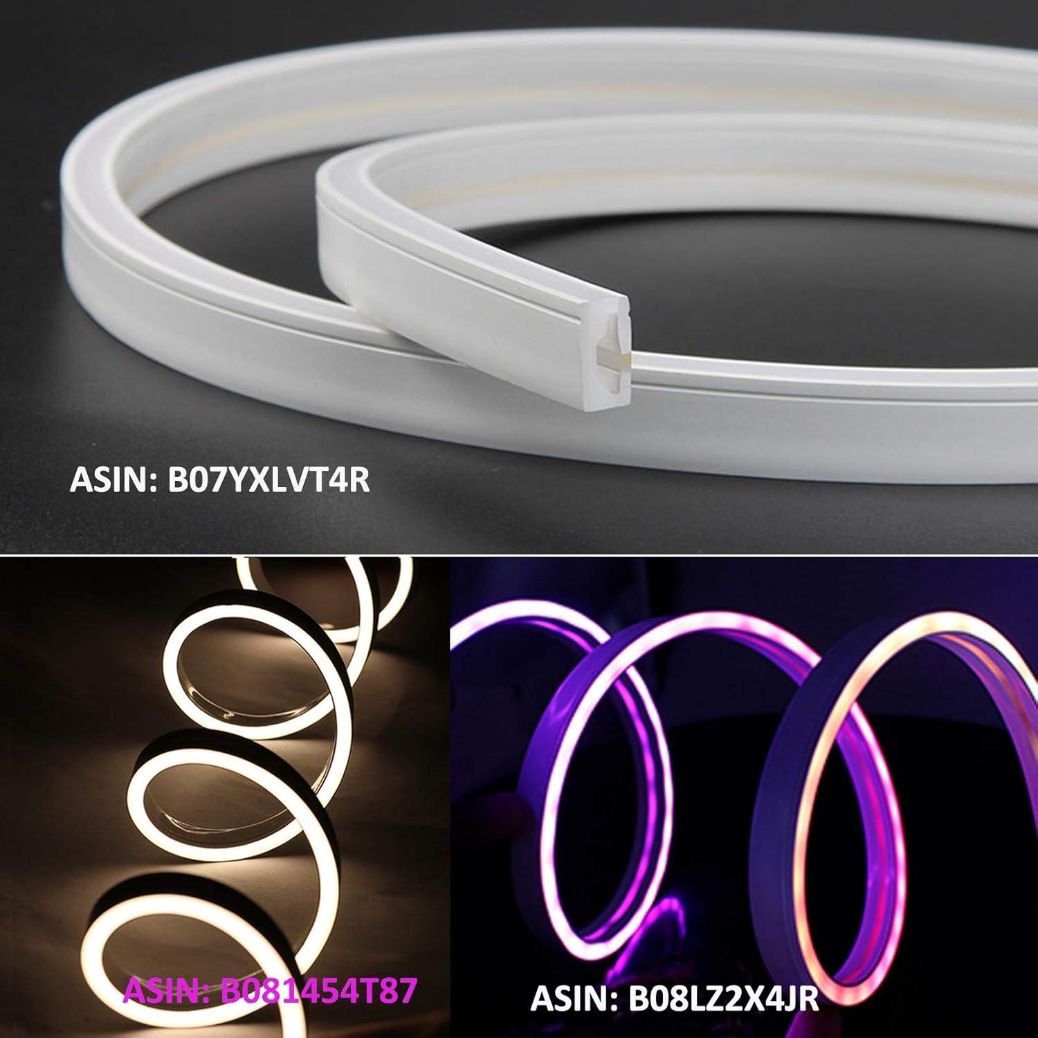 Canal LED de Silicona 5M 6x12mm IP67 para Tiras LED <8mm