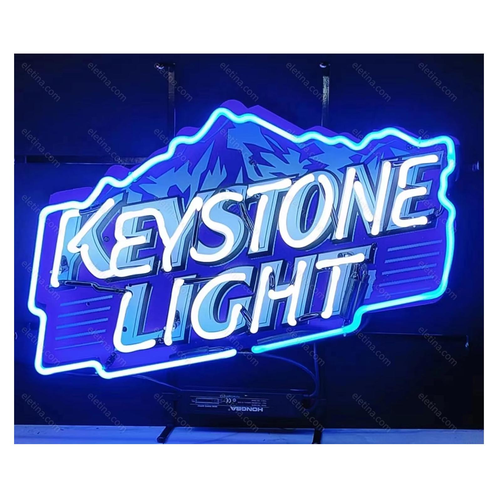 Cartel de Neón Rectangular MeiLi 61x50.8cm Bar Cerveza