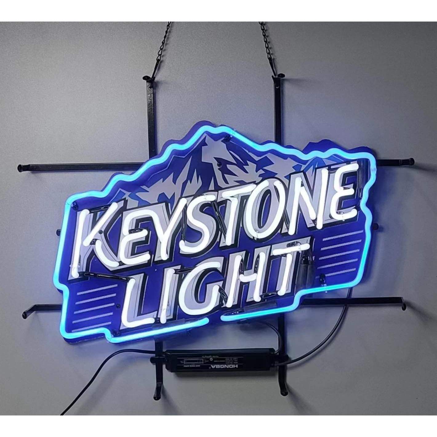 Cartel de Neón Rectangular MeiLi 61x50.8cm Bar Cerveza