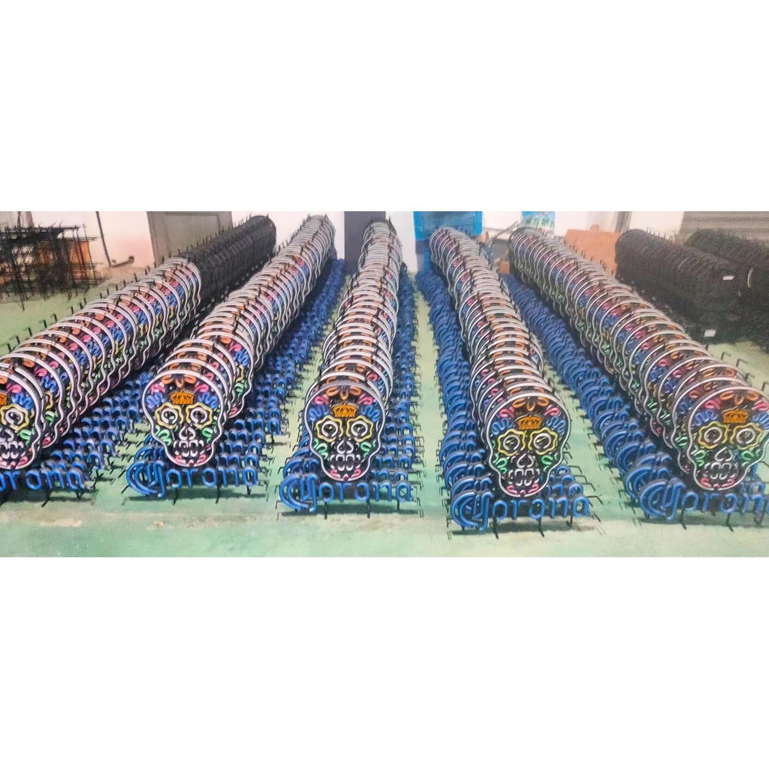 Cartel de Neón Rectangular MeiLi 61x50.8cm Bar Cerveza