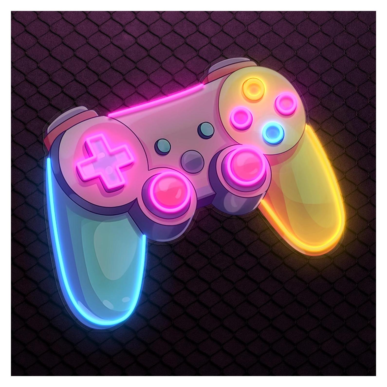 Luz de Neón LED Vital Neon Controlador de Juego 27x30 cm