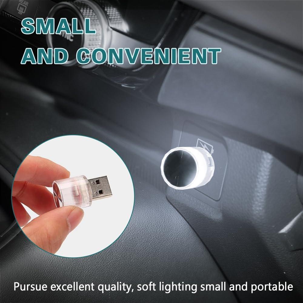 Lámpara LED USB Mini DWARFOO para Coche y Decoración - 2PCS