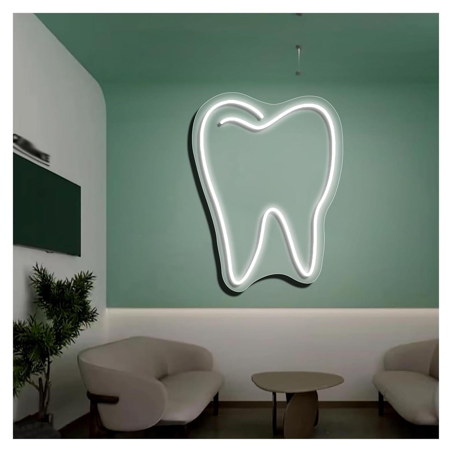 Luz de Neón LED YNNxDzi 37x50cm Blanca para Decoración