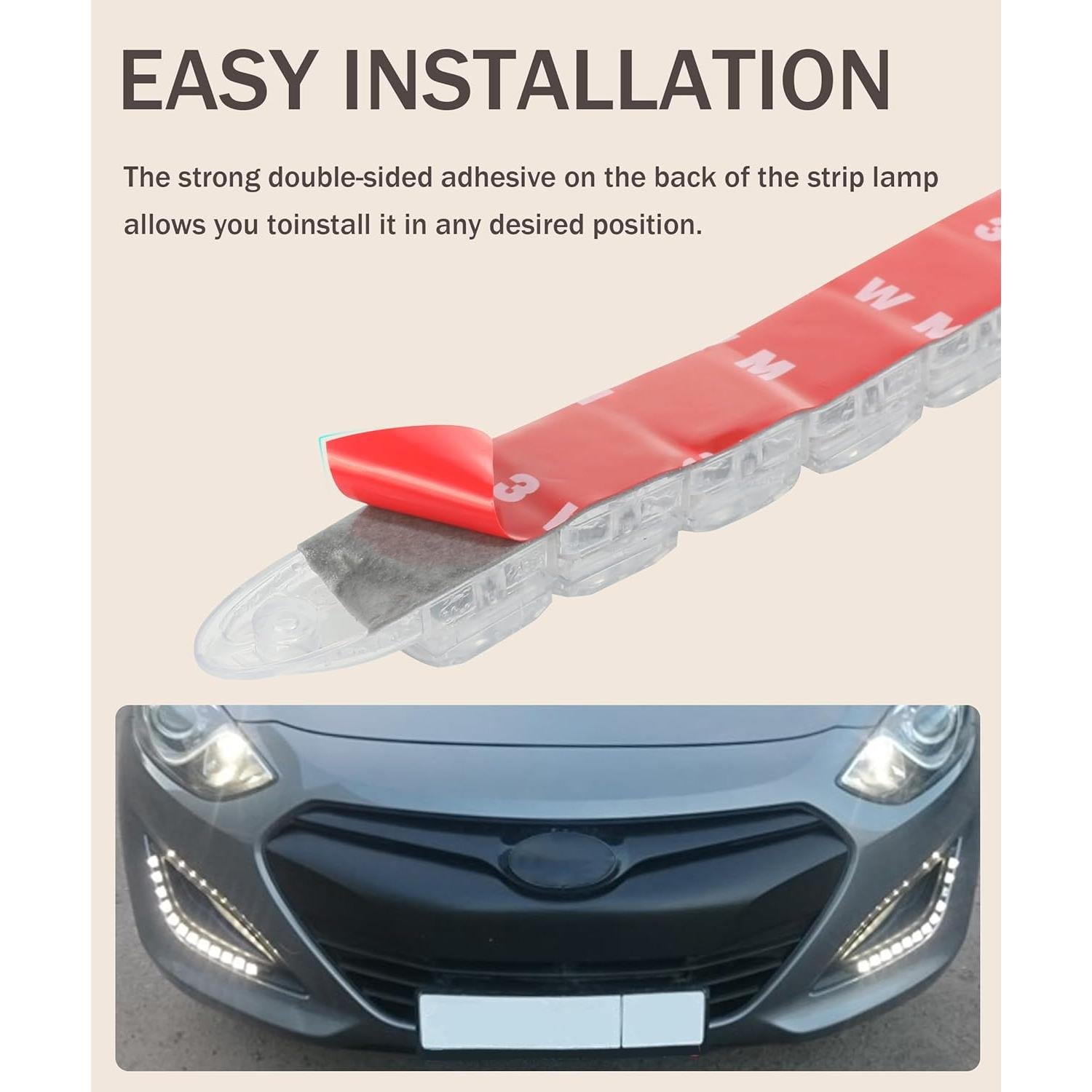 Luces LED Antiniebla bylikeho 24.1cm Impermeables 12 LEDs