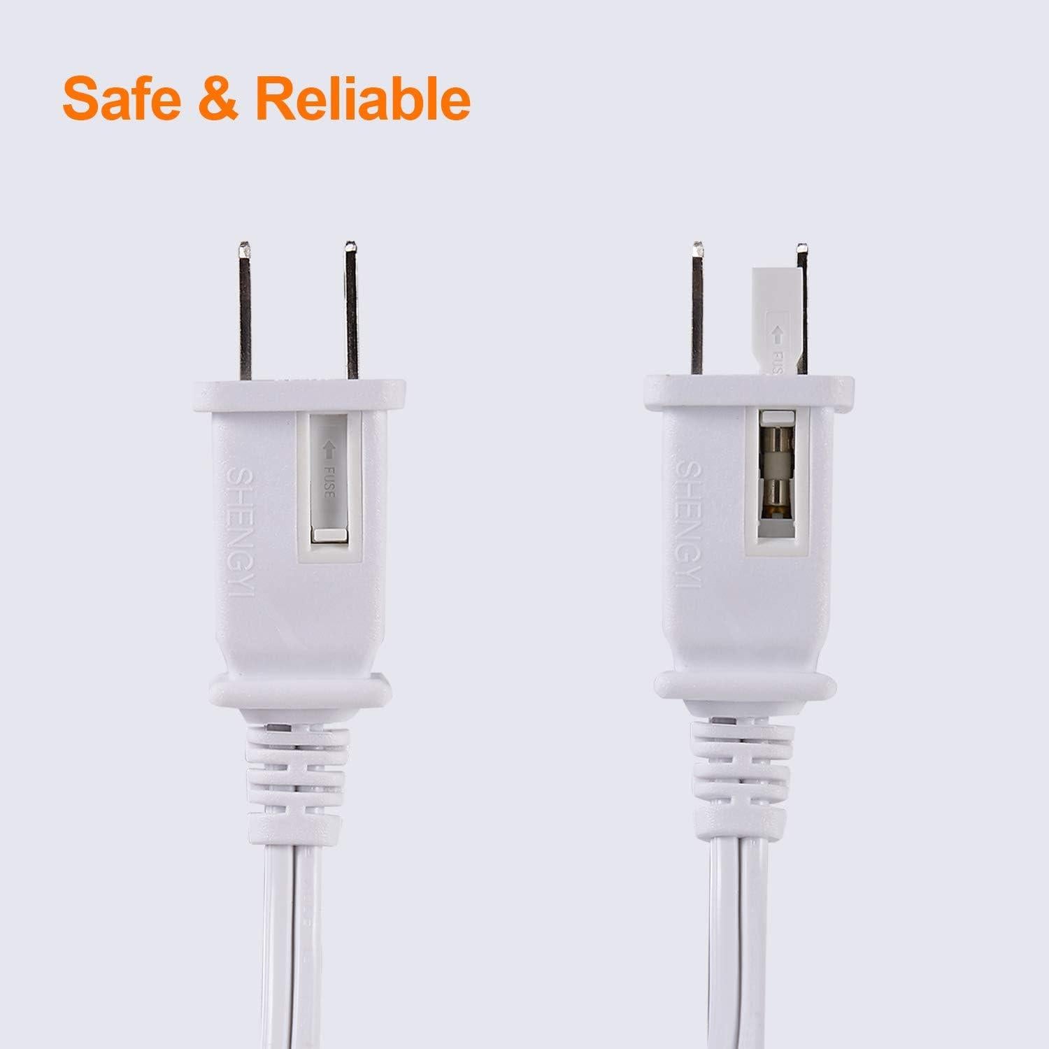 Cable de Alimentación LED Shine Decor 6FT para Neón 7x14.5mm - Paquete de 3