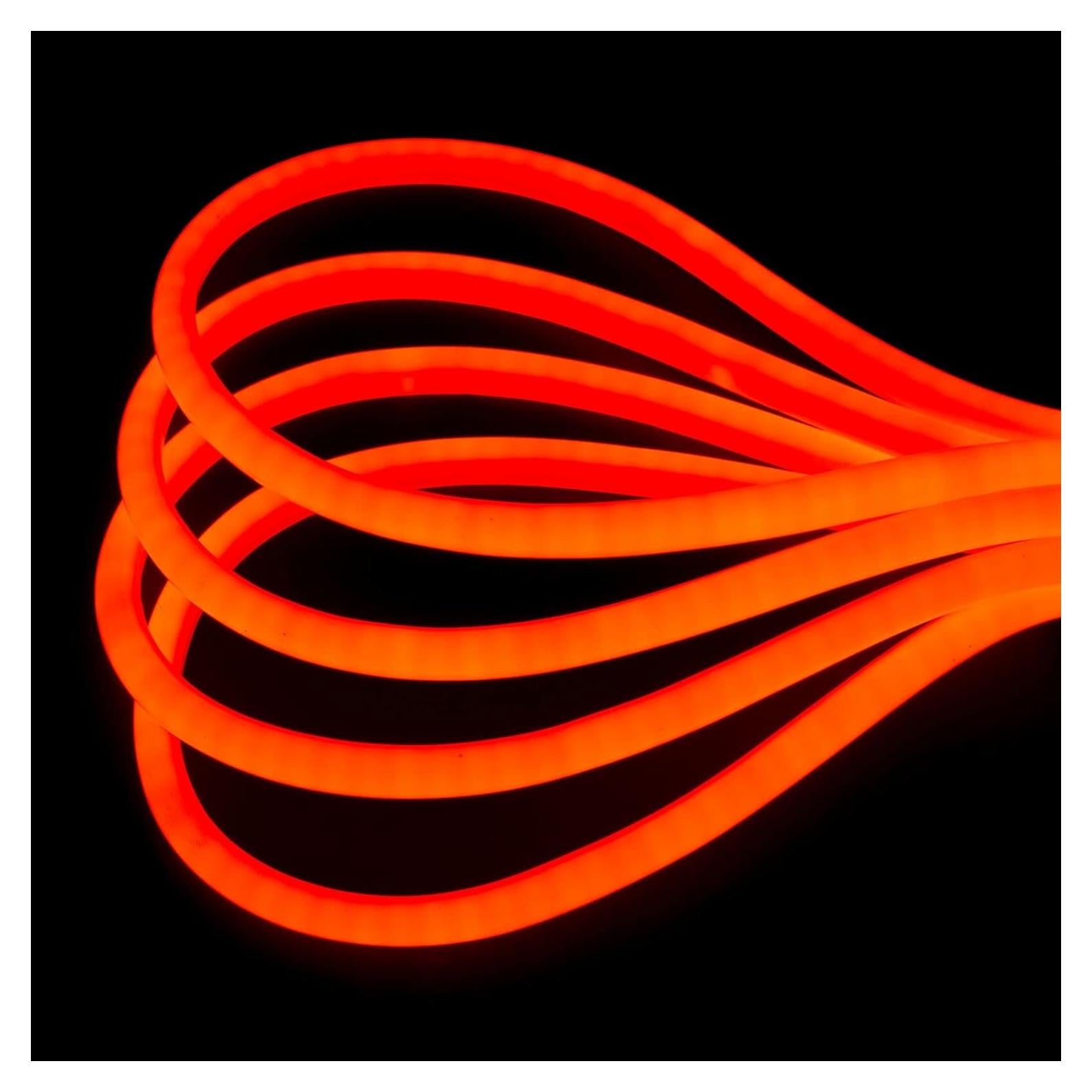 Tira de Luz LED Neón Rojo 5.49m a Prueba de Agua 120 LEDs/m