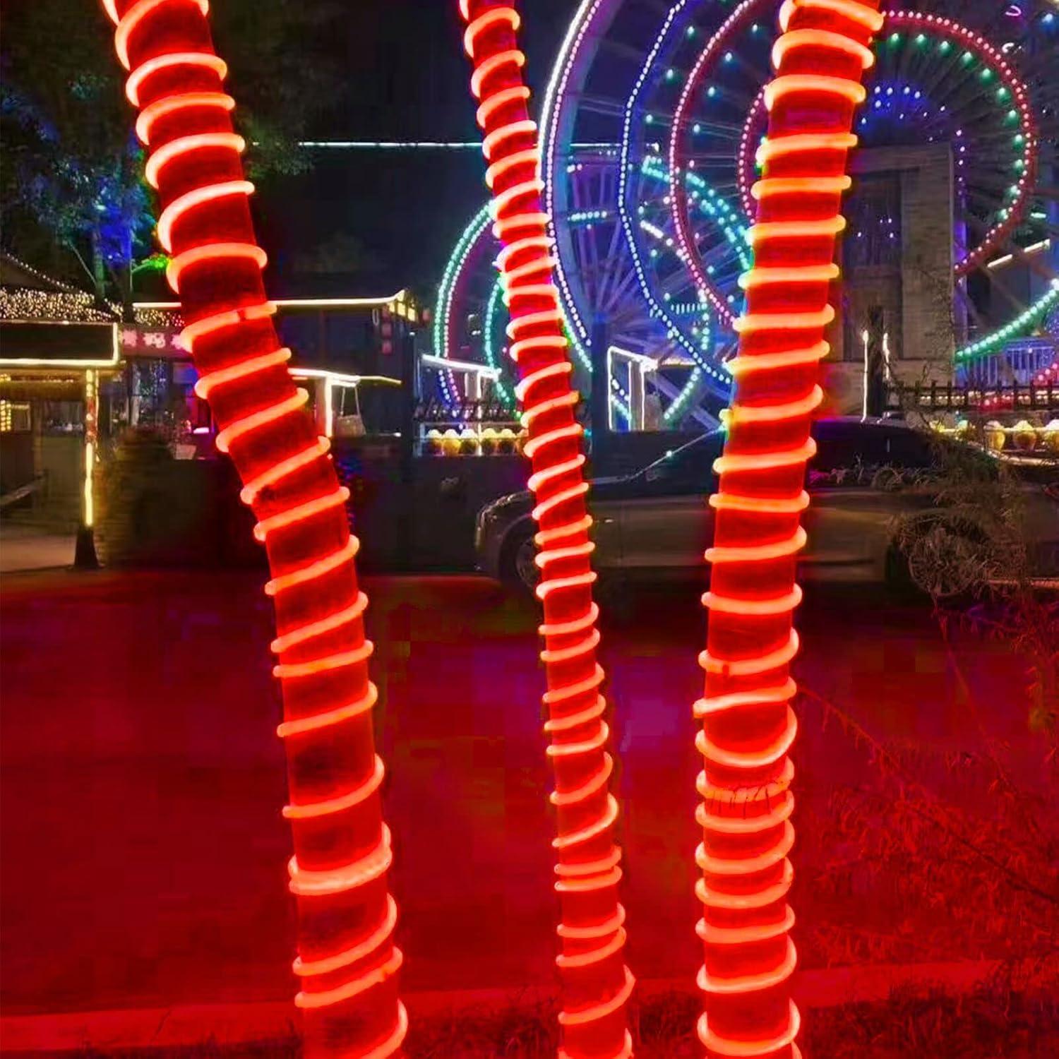 Tira de Luz LED Neón Rojo 5.49m a Prueba de Agua 120 LEDs/m