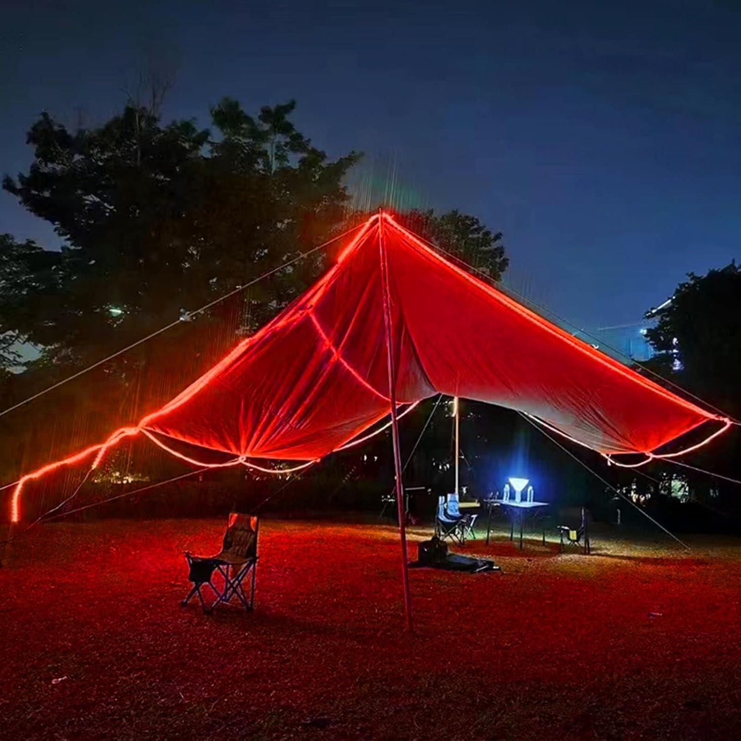 Tira de Luz LED Neón Rojo 5.49m a Prueba de Agua 120 LEDs/m