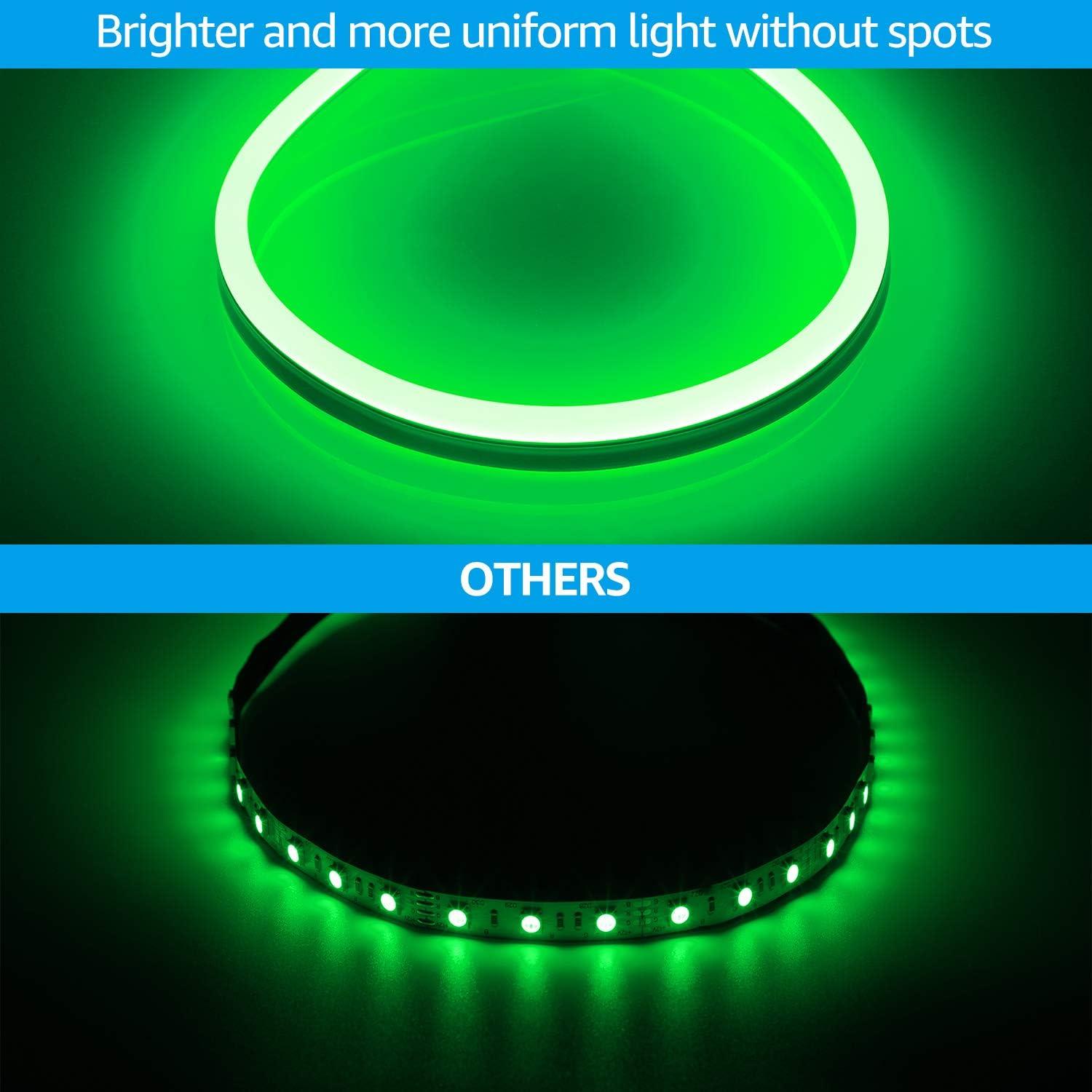 Luces de Cuerda LED Neon Verde TORCHSTAR 15.24m IP67