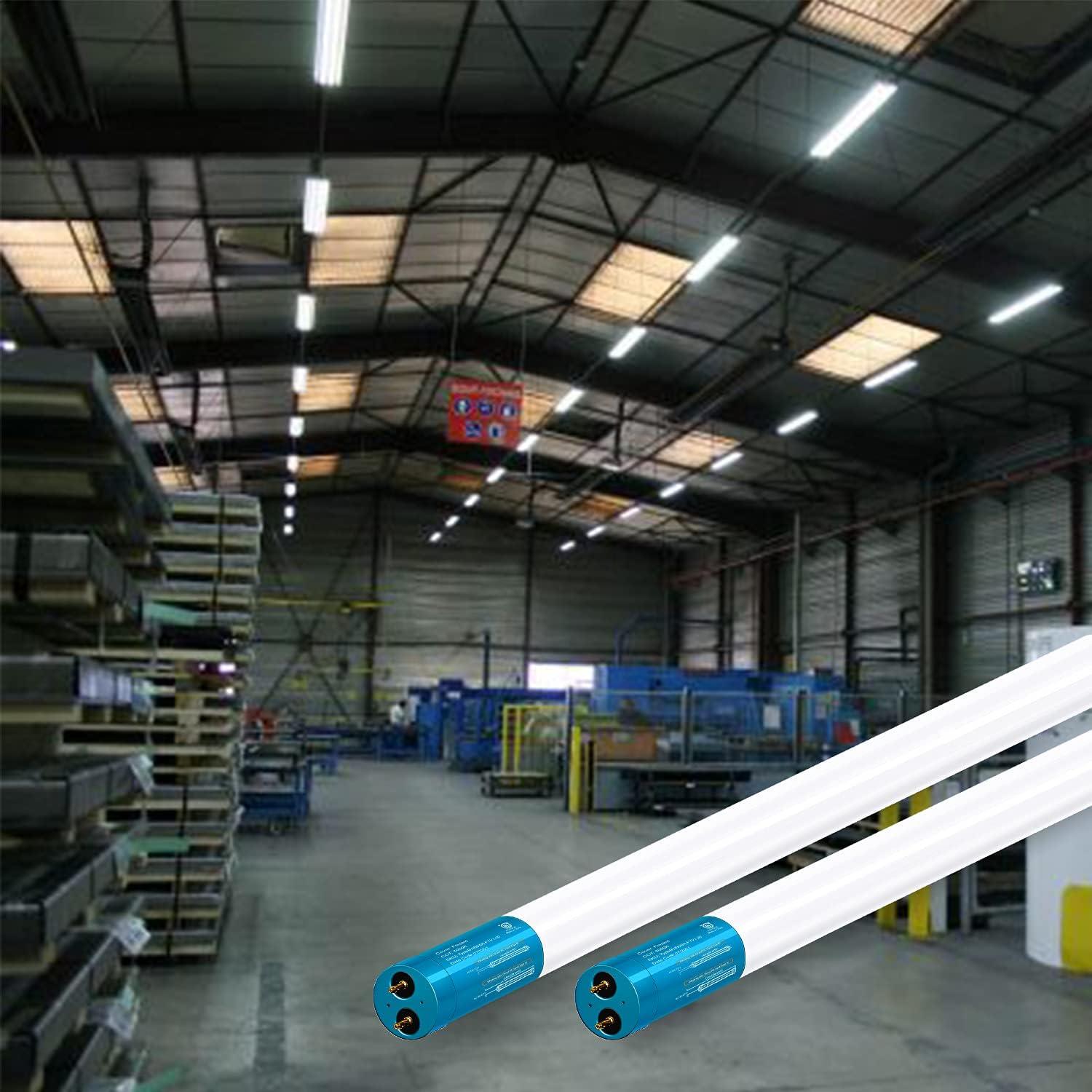 Tubo LED T8 Hykolity 4FT 18W 2400lm 5000K Bypass Balasto