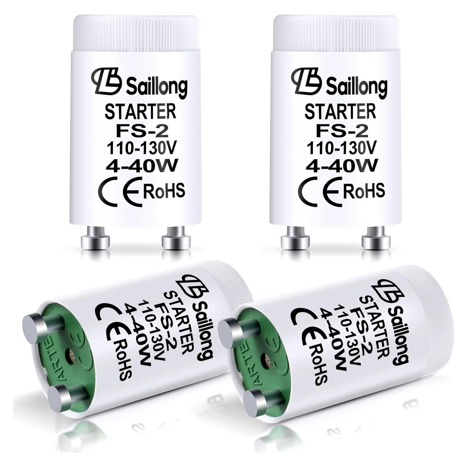 Inicio Fluorescente Saillong F S-2/S2 4 Piezas 4-40W Blanco