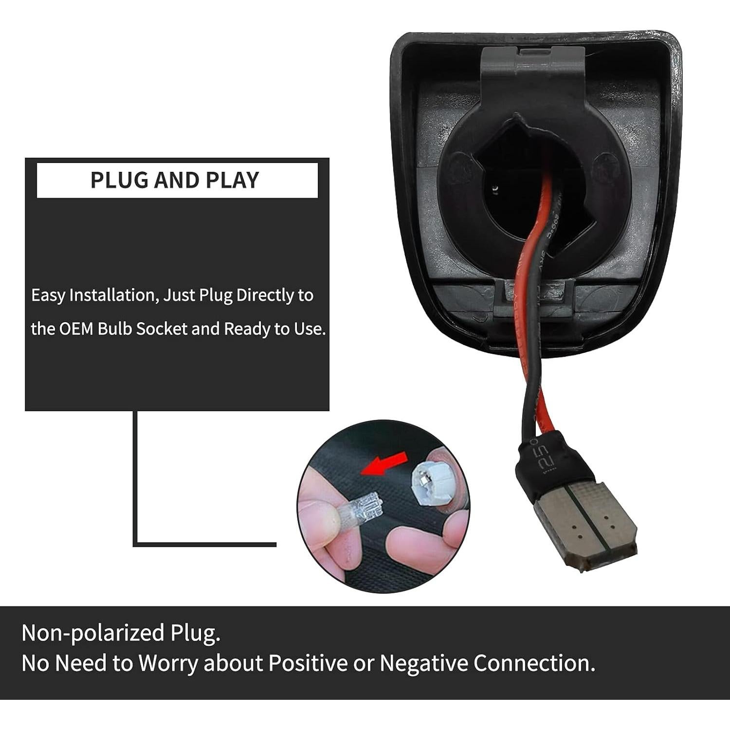 Luz Trasera LED AlyoNed Rojo para Chevy Silverado 2002-2013