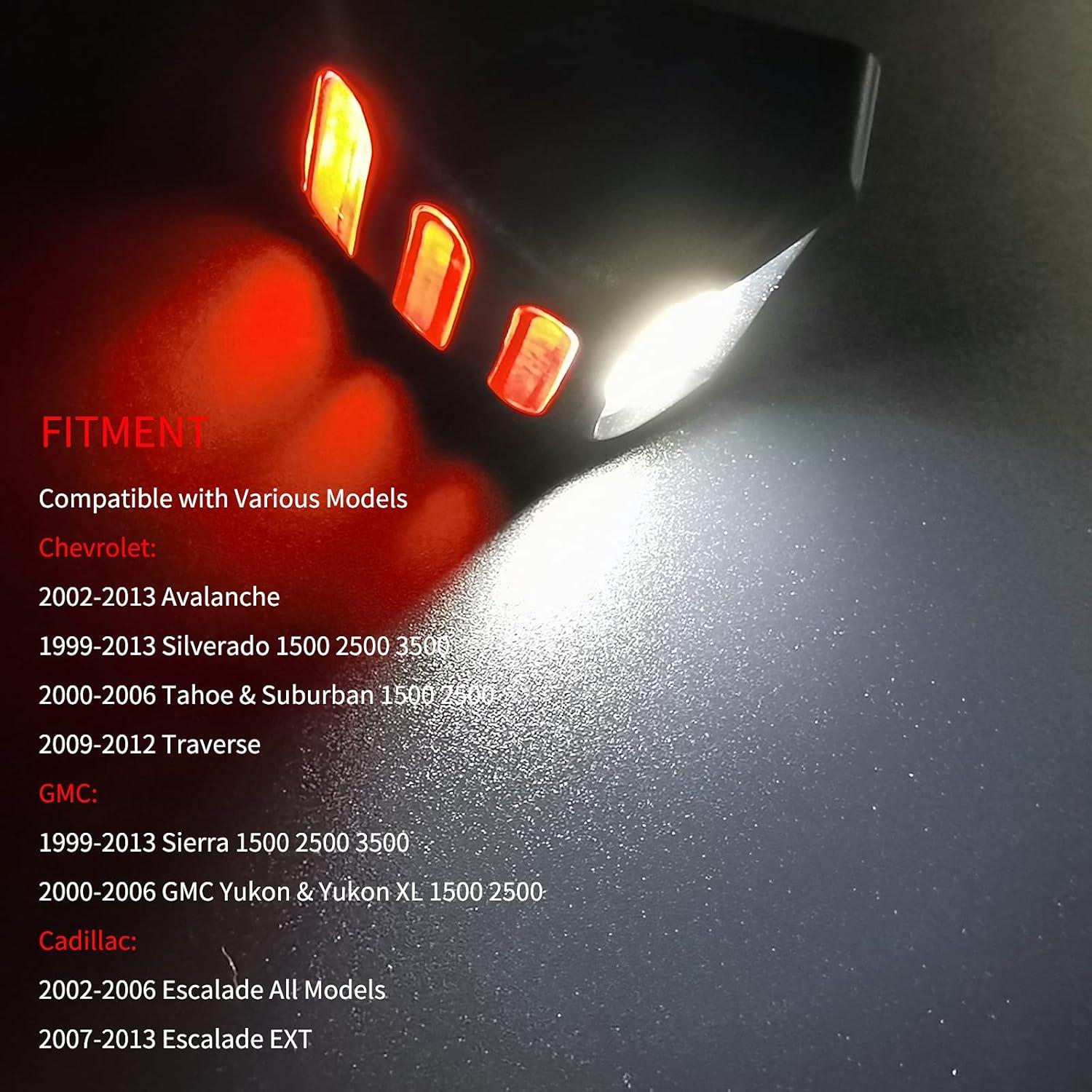 Luz Trasera LED AlyoNed Rojo para Chevy Silverado 2002-2013