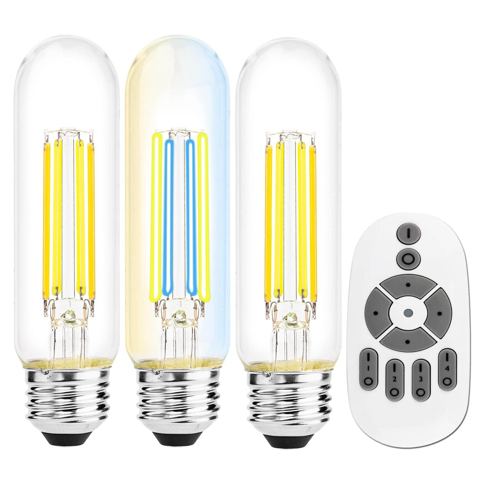 Bombilla LED Vintage Inteligente Yaoten T10 4W E26 3 Unidades