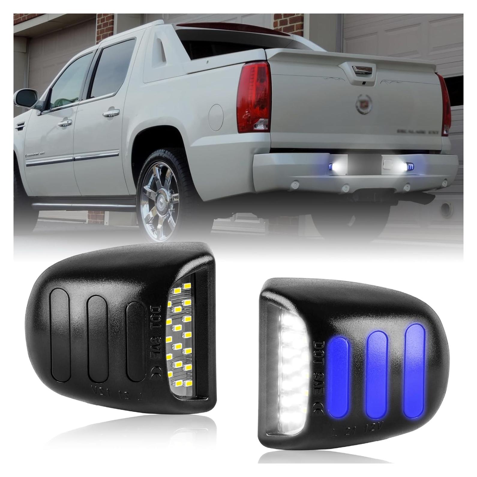 Luces de Placa de Licencia LED Gempro Azul para Chevy y GMC