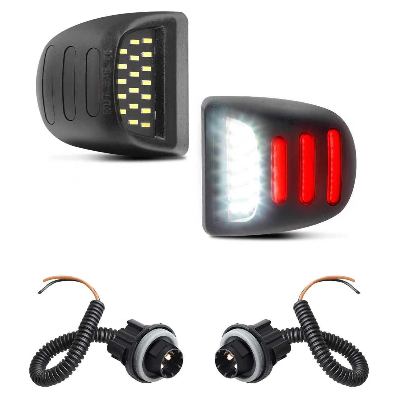 Luz de Placa LED HERCOO S10765 con Tubo Neón Rojo 12V