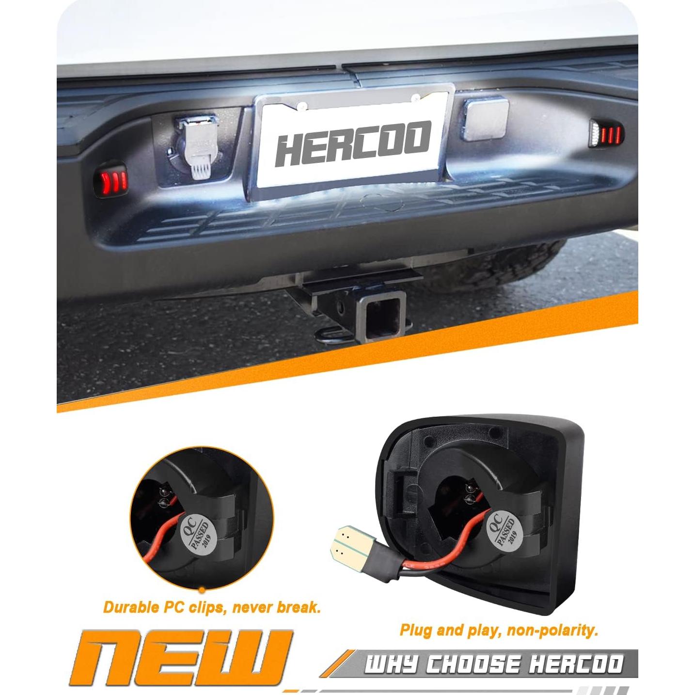 Luz de Placa LED HERCOO S10765 con Tubo Neón Rojo 12V