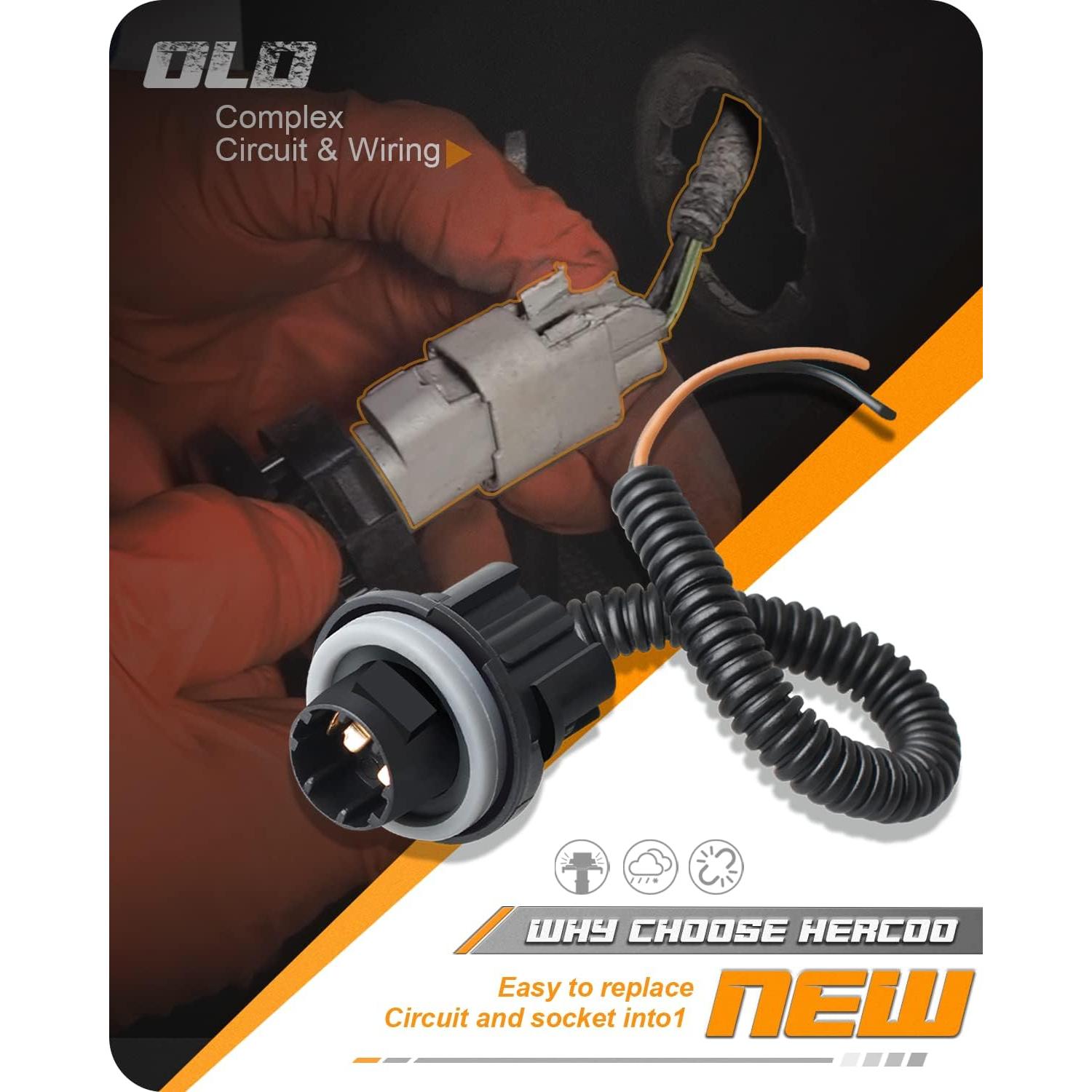 Luz de Placa LED HERCOO S10765 con Tubo Neón Rojo 12V