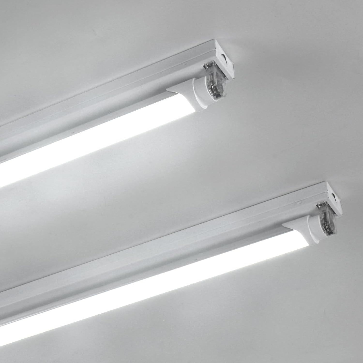 Barrina T8 LED 4 Pies 24W 3200LM Luz 6000K Bypass Balasto 8 Pzs