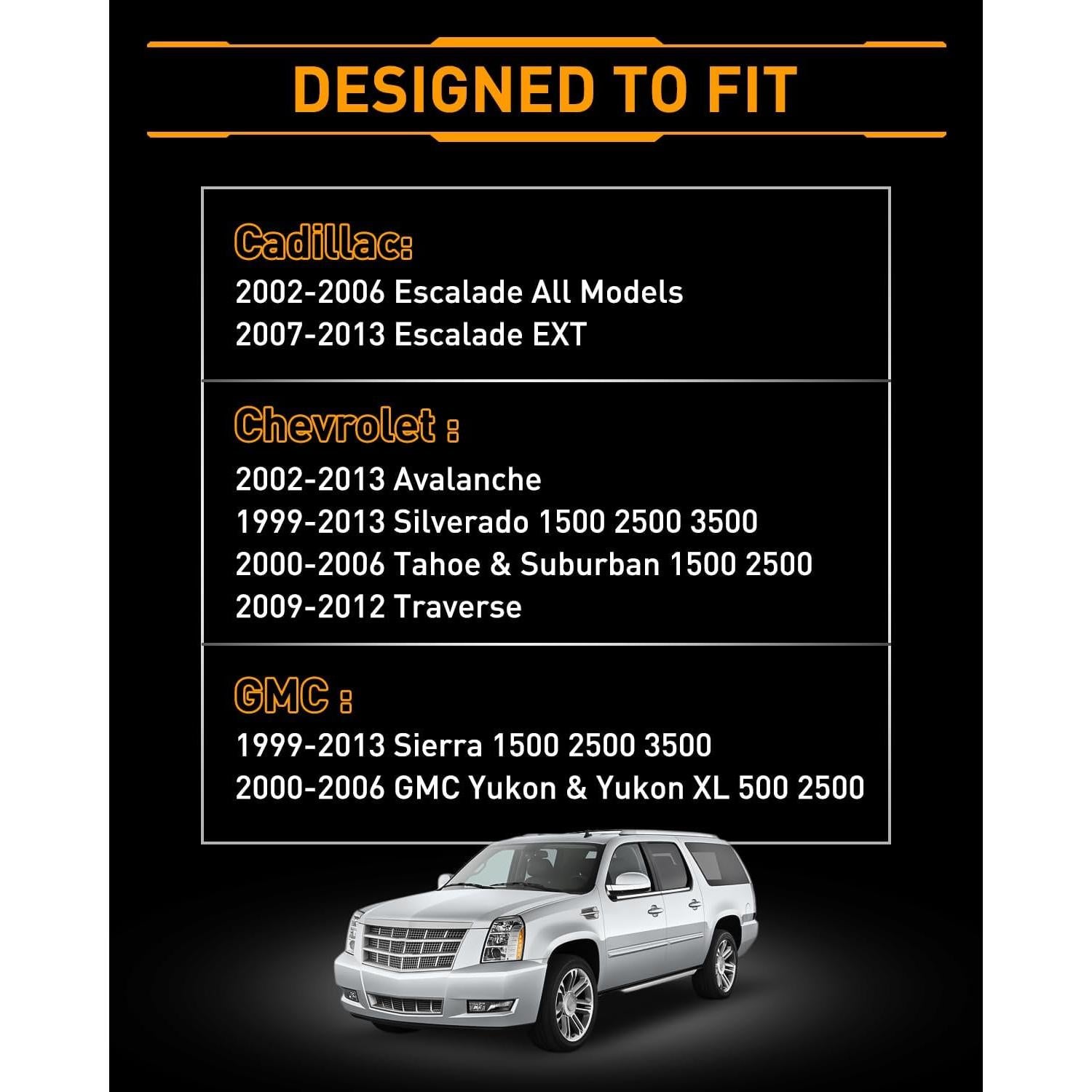 Luces de Placa LED Rojo Neon LESAUCE para Chevy GMC 2PCS