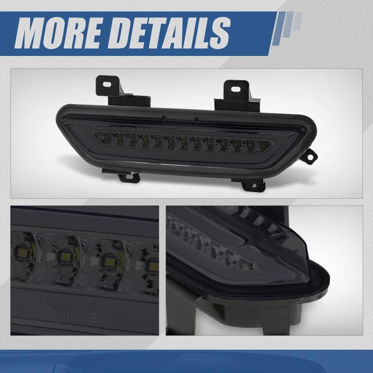 Luz de Freno LED Auto Dynasty Ahumada para Ford Mustang 15-18