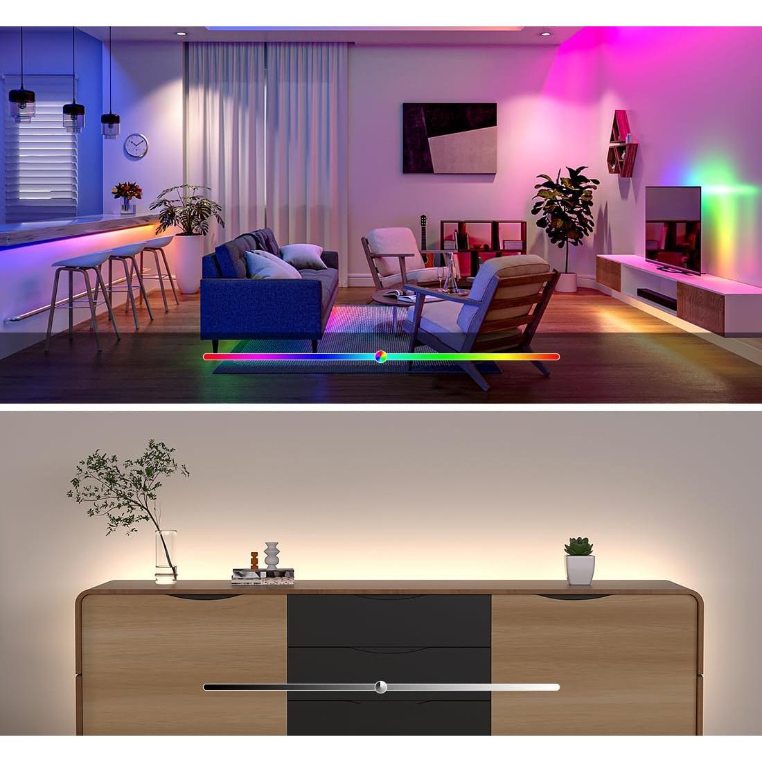 Tira LED FCOB BTF-LIGHTING 2.99m RGBW DC12V Alta Densidad