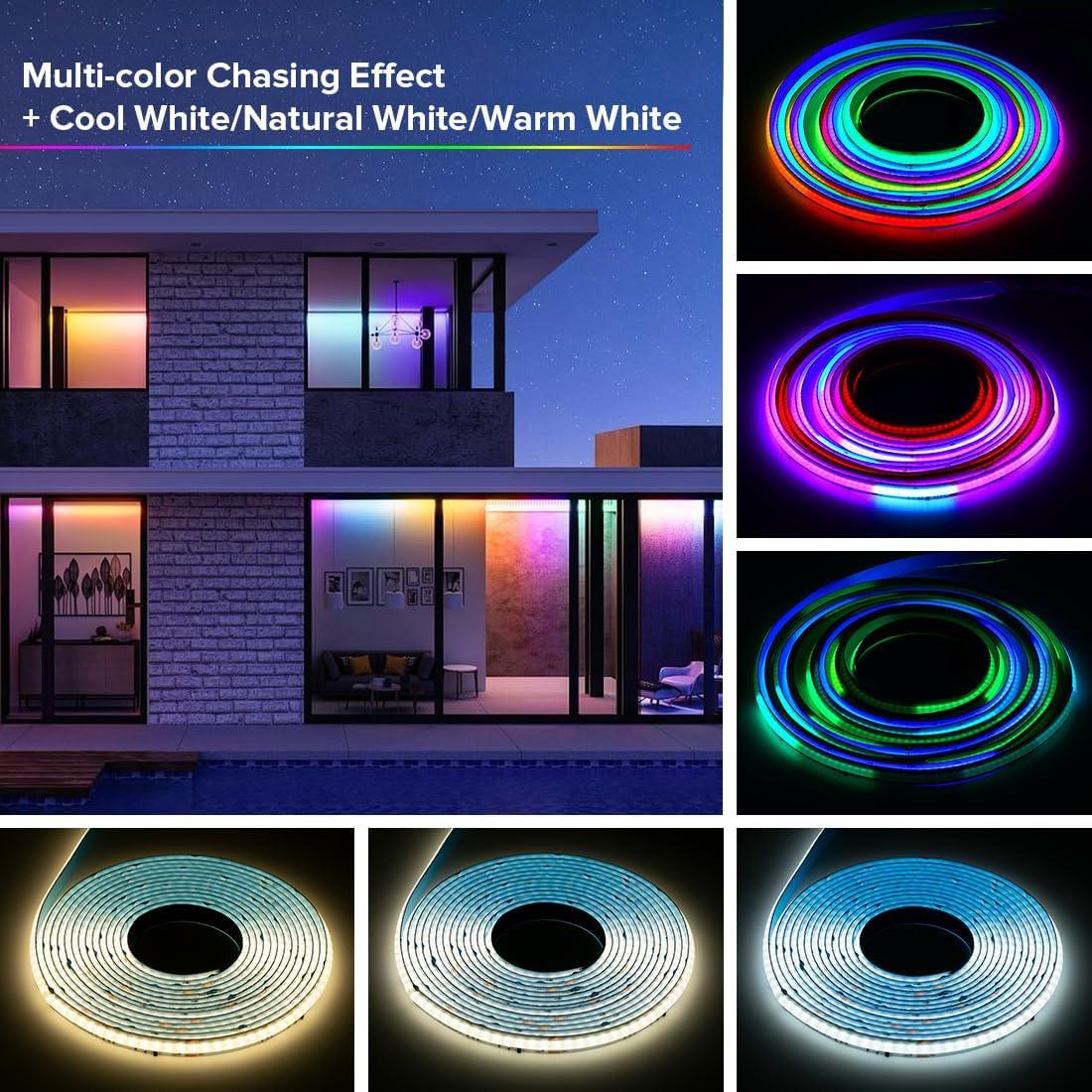 Tira LED FCOB BTF-LIGHTING 2.99m RGBW DC12V Alta Densidad