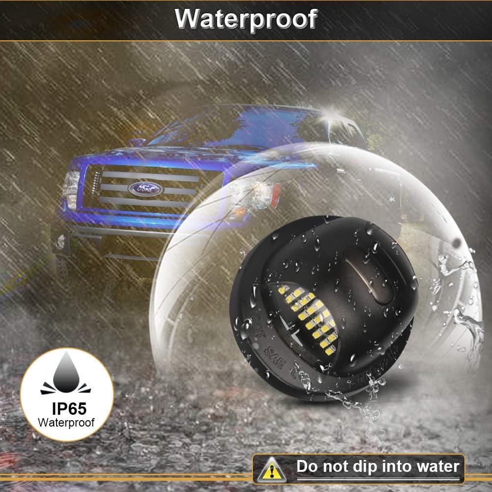 Luz de Placa de Matrícula LED RAVSOFT RS156 6000K Blanca - Paquete de 2