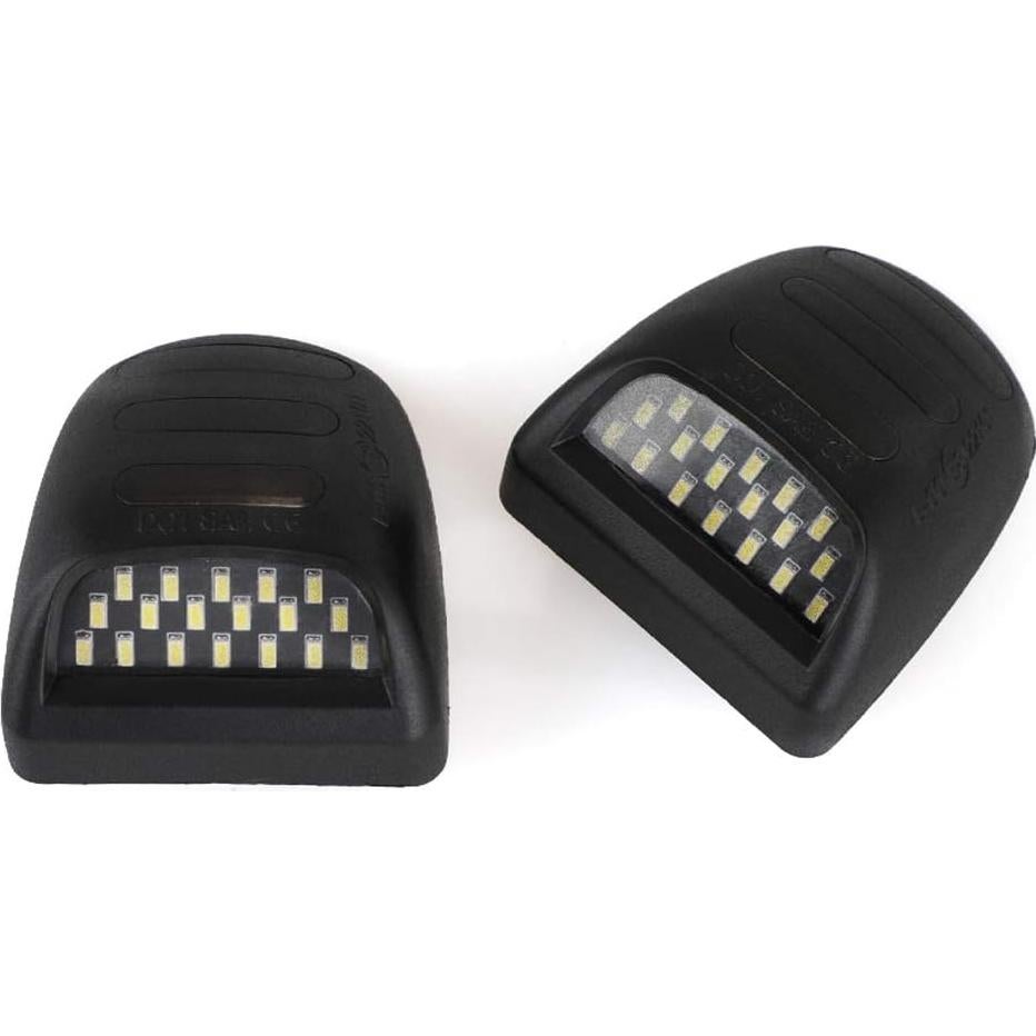 2 Luces de Placa de Licencia LED Rojas Luz de Charco 3W