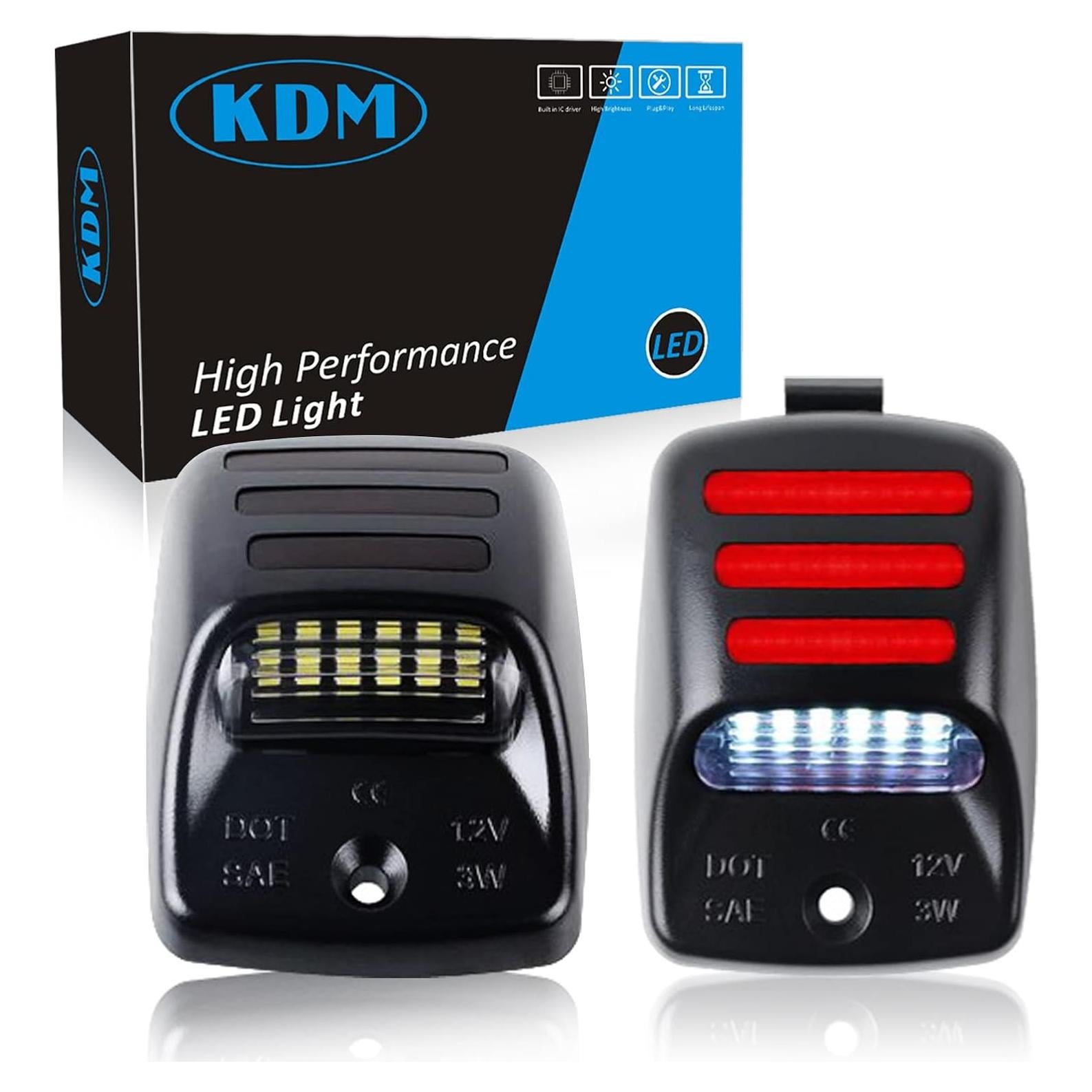 Luz de Placa de Licencia LED KDM para Toyota Tacoma y Tundra