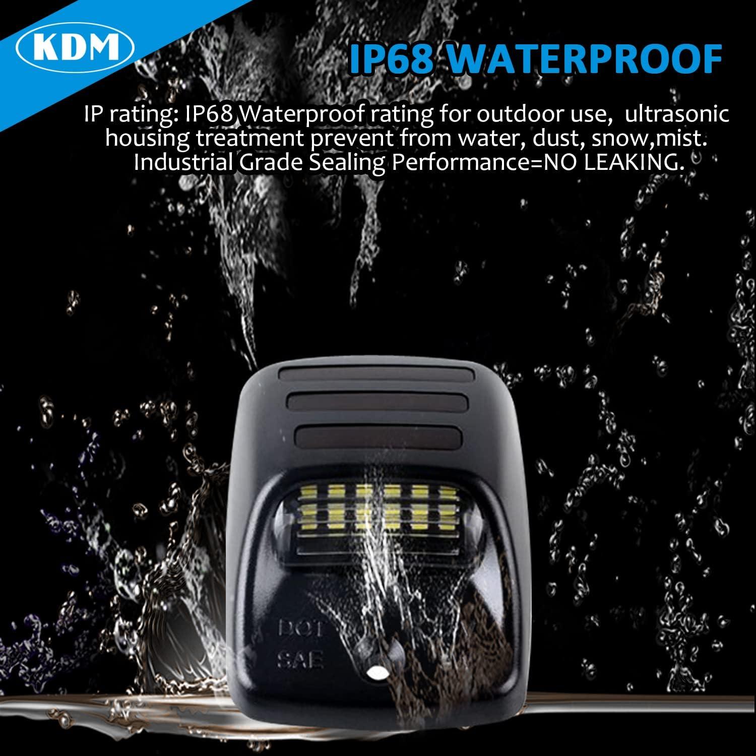 Luz de Placa de Licencia LED KDM para Toyota Tacoma y Tundra