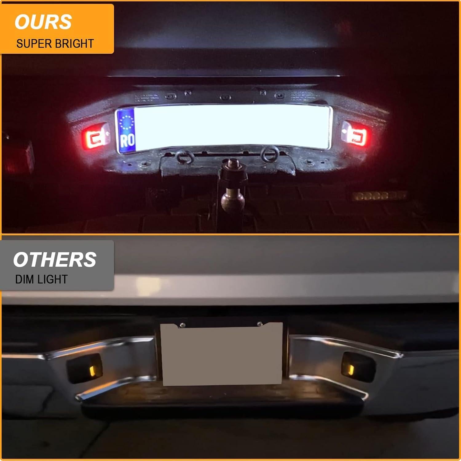 Luces de Placa de Licencia R&F Auto LED 6000K para Tacoma/Tundra