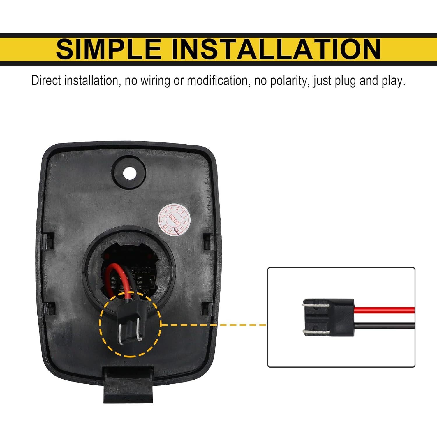 Luces de Placa de Licencia R&F Auto LED 6000K para Tacoma/Tundra