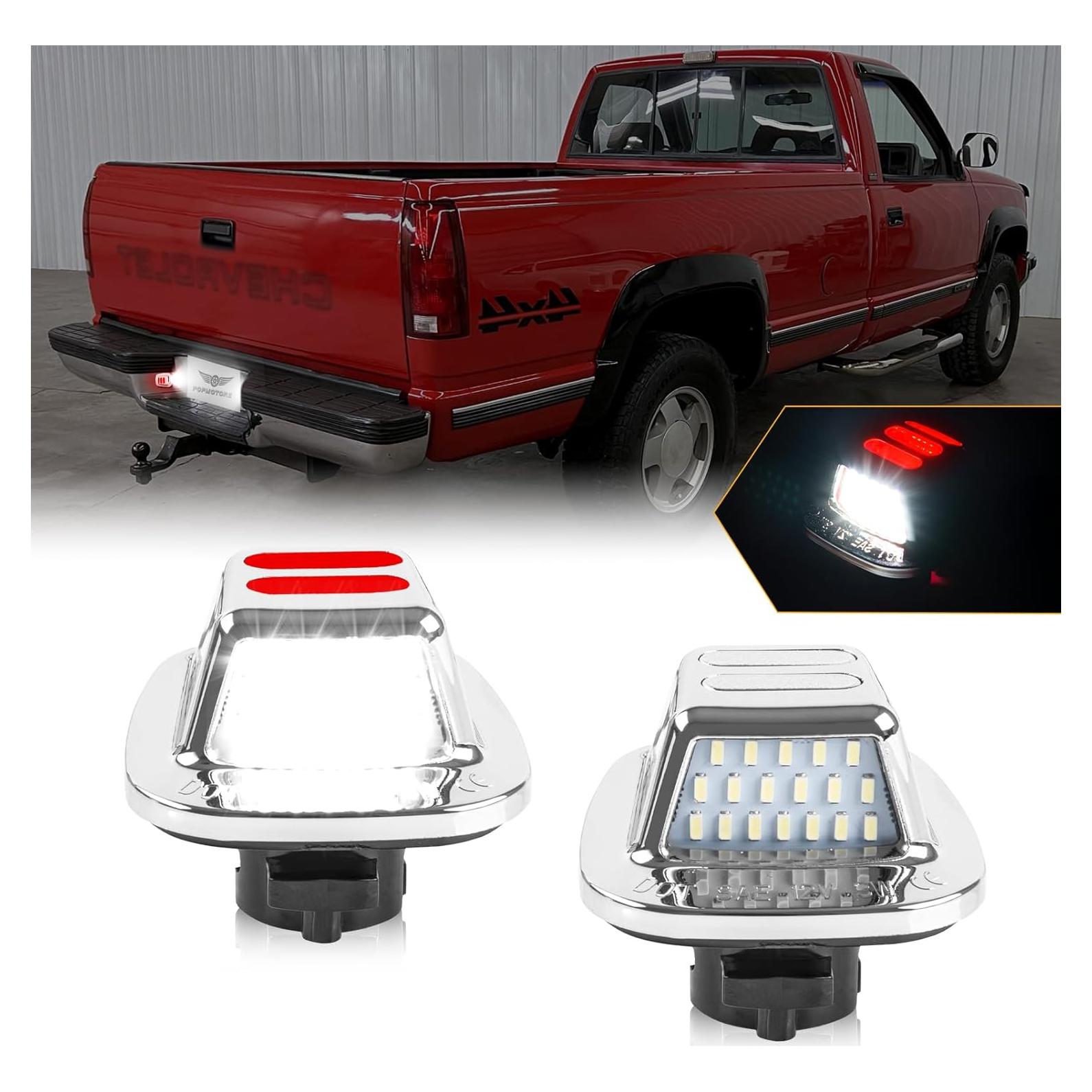 Luz de Placa LED POPMOTORZ para Chevy GMC 1988-2000