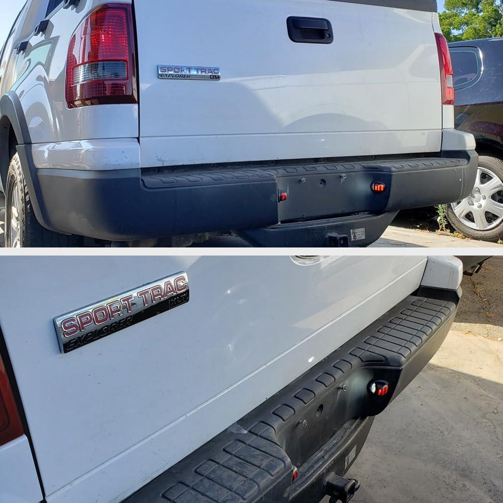 Tubo Neon LED Rojo VIPMOTOZ para Placa Ford F150 F250 F350