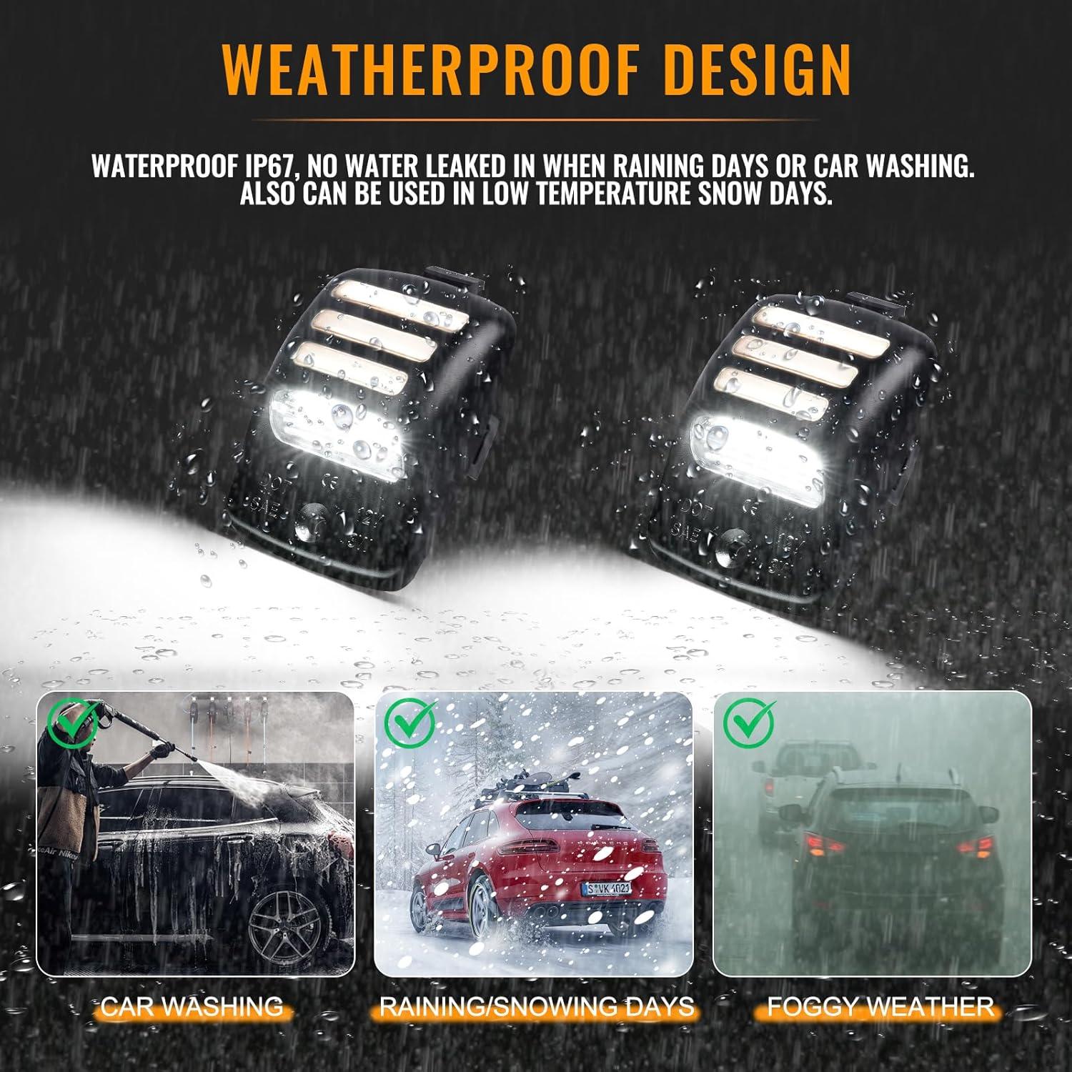 Luz de Placa de Licencia LED Gempro Tubo Neón Blanco Toyota