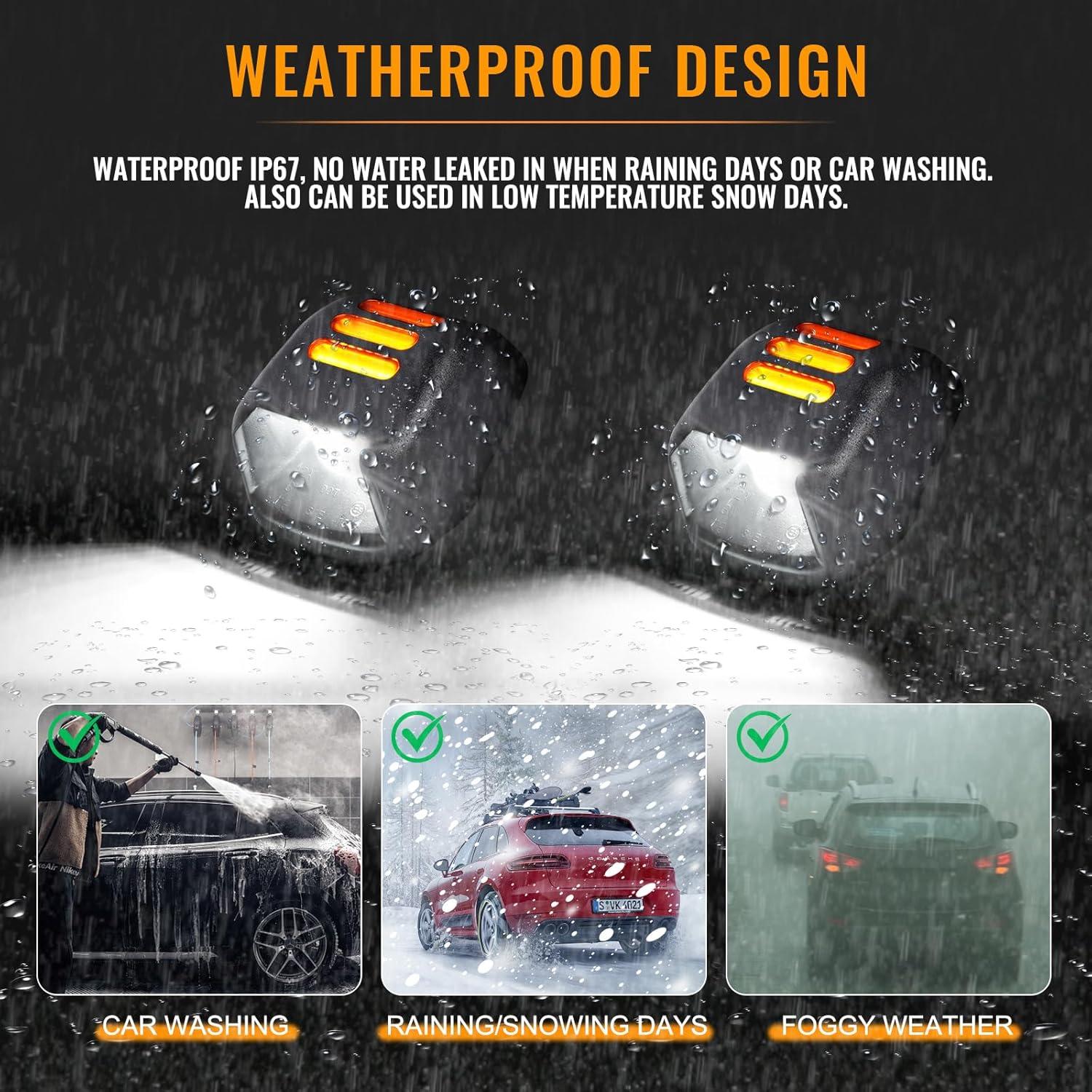 Luces de Placa de Licencia LED Gempro Ámbar para Nissan y Suzuki