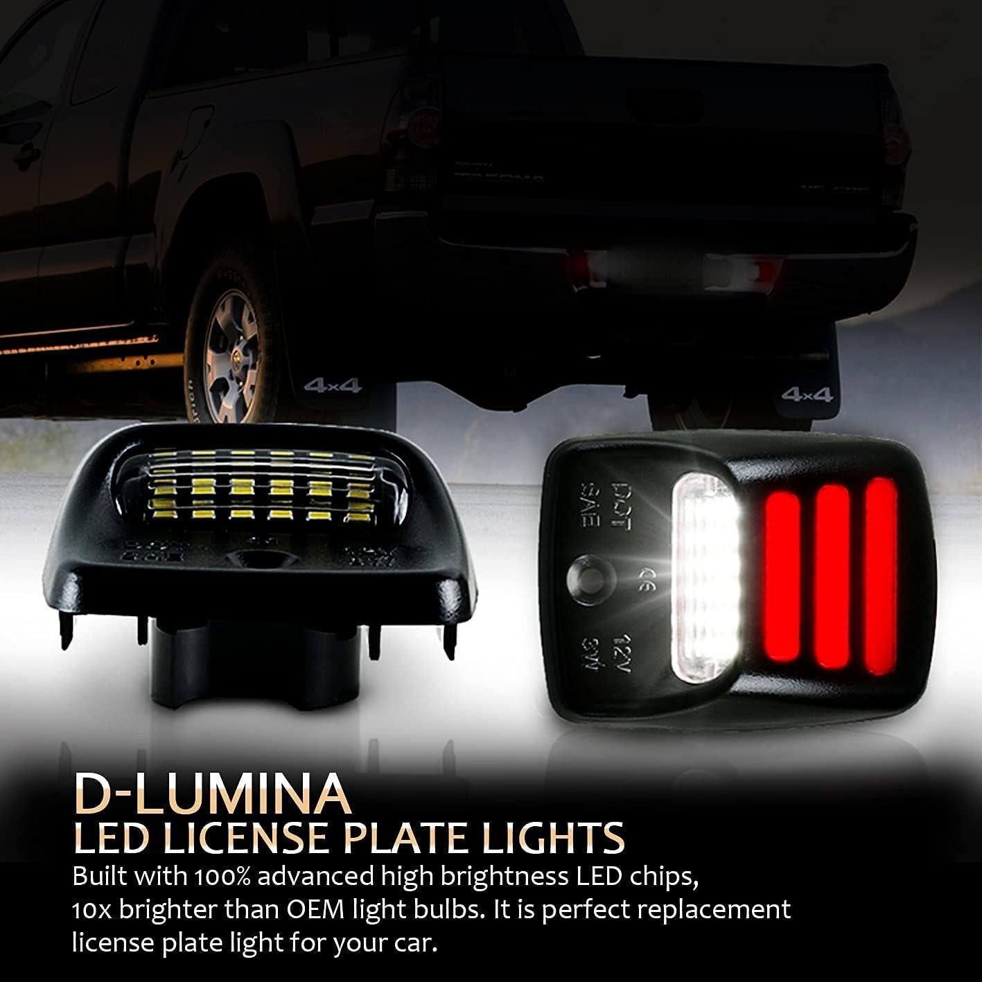 Luces de Matrícula LED D-Lumina 6000K para Tacoma y Tundra