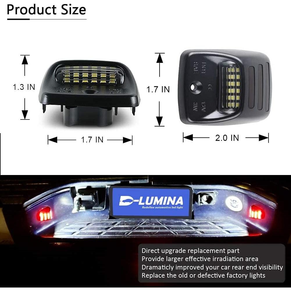 Luces de Matrícula LED D-Lumina 6000K para Tacoma y Tundra