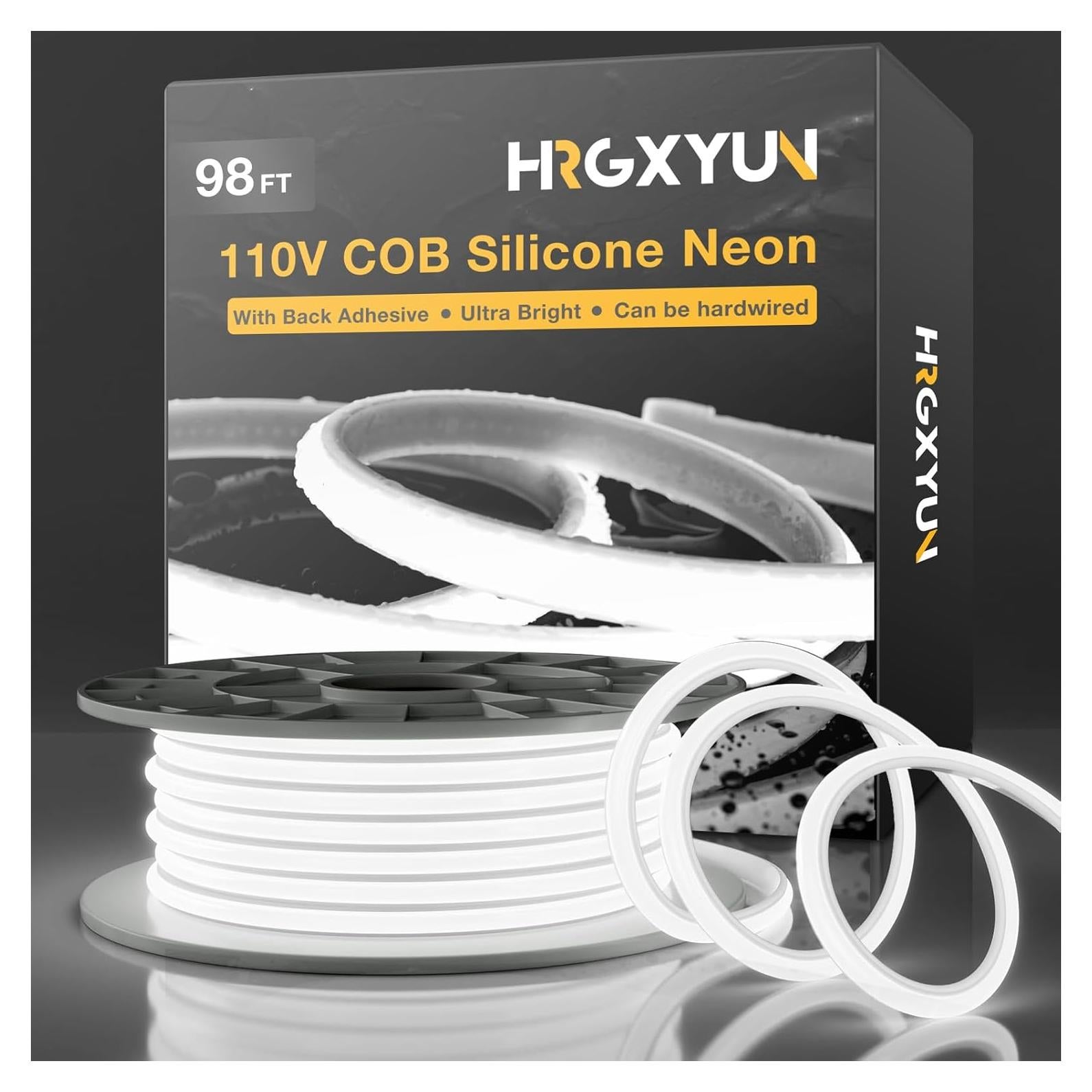 Tira de luces LED COB 30m HRG Blanca Fría Impermeable