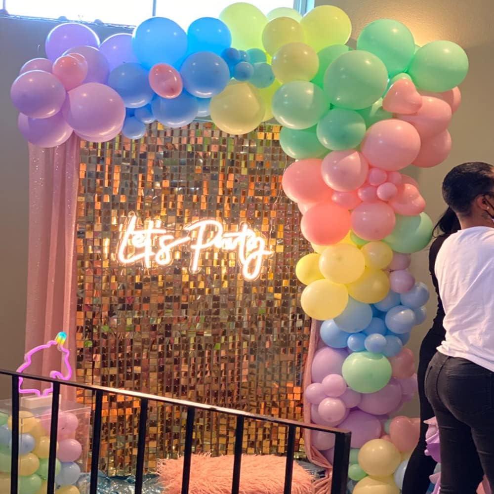 Letrero Neón Vamos a Fiestar Jinxin 58.4x25.4cm LED Regulable