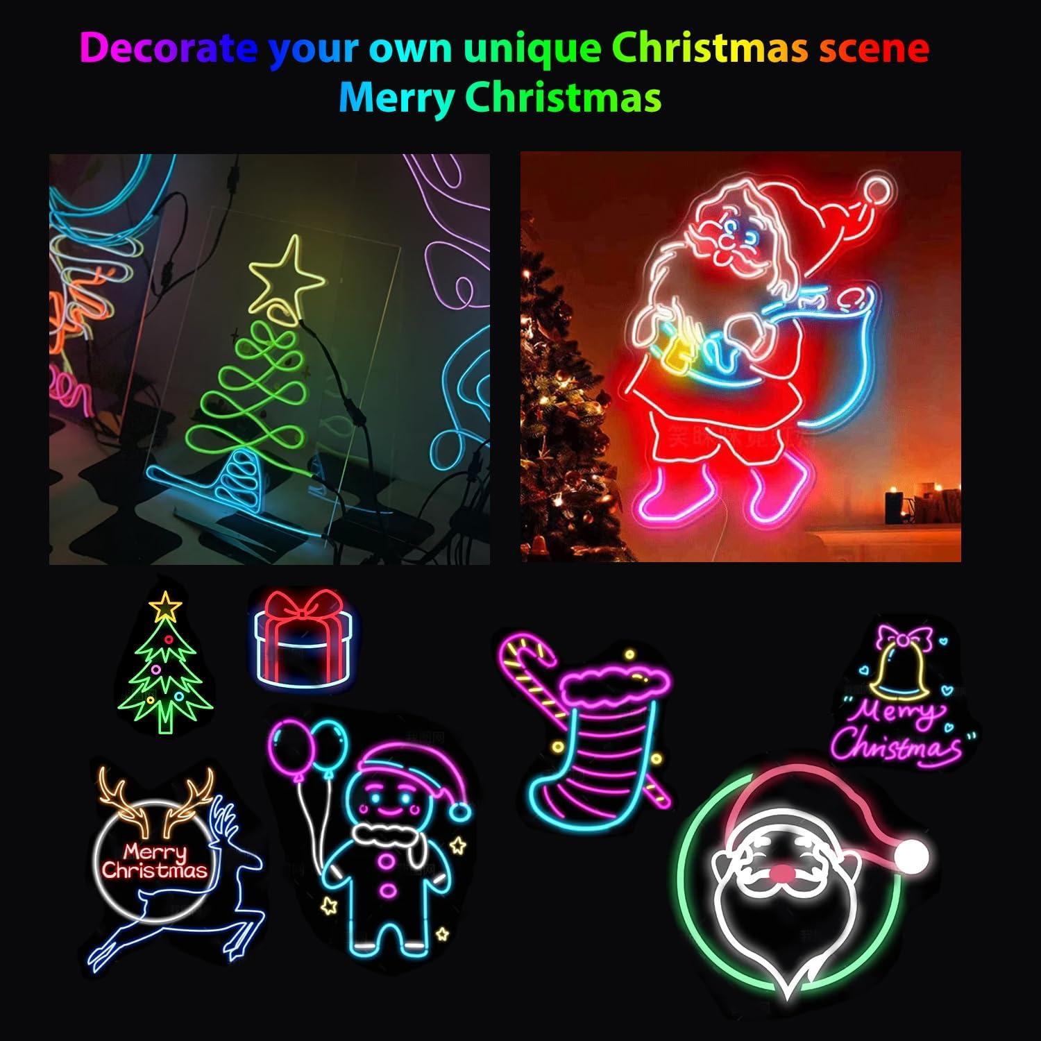 Tira de Luz Neón JIGUOOR 15m RGB Sincronización Música