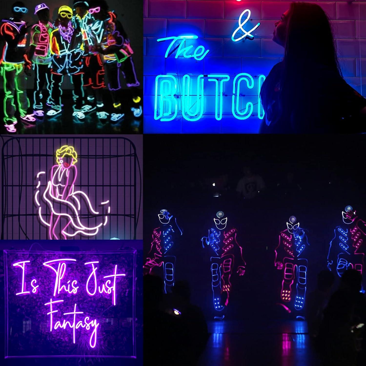 Tira de Luz Neón JIGUOOR 15m RGB Sincronización Música