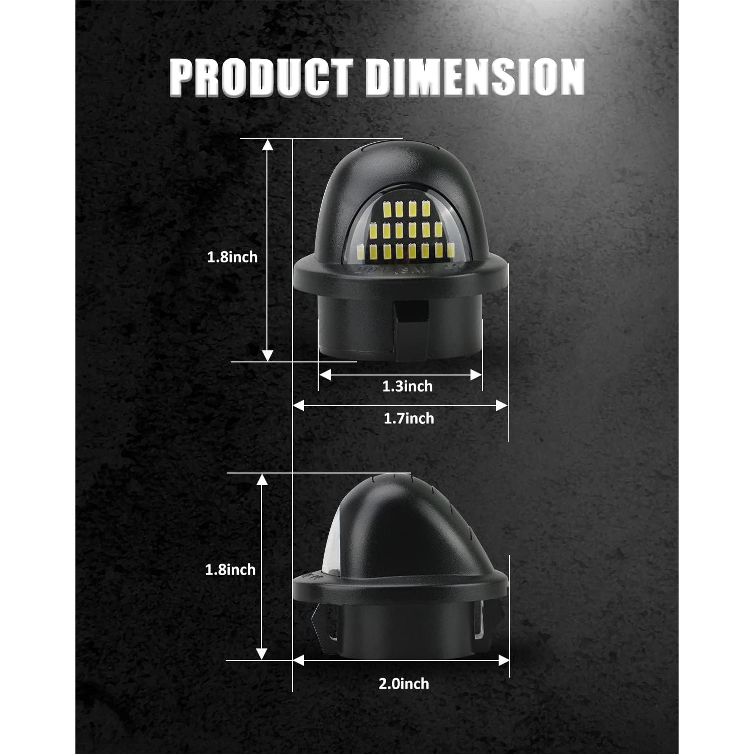 Luz de Placa LED Mejorvista para Ford F150 F250 F350 6000K
