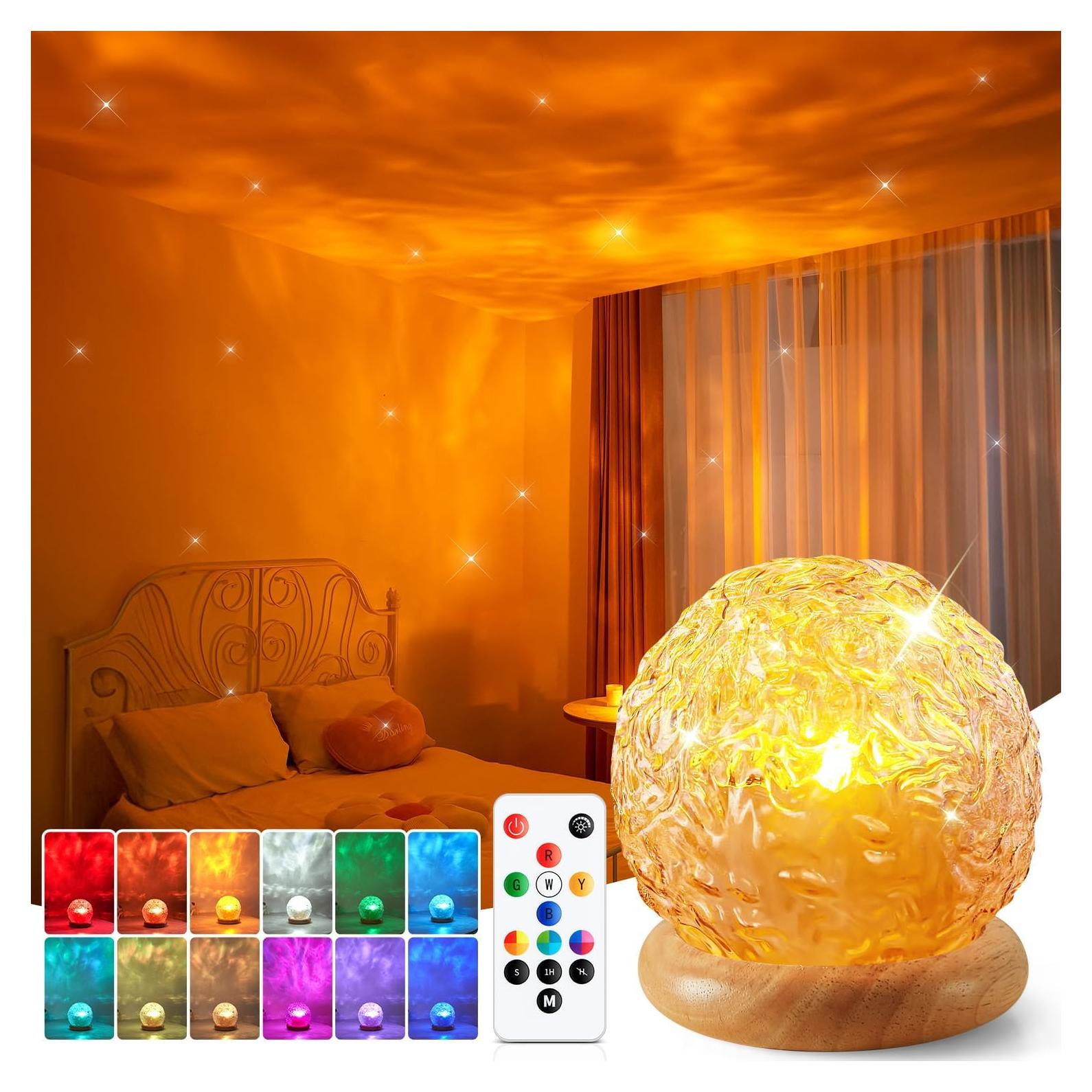 Proyector de Luz de Cristal Mubarek RGB para Dormitorio