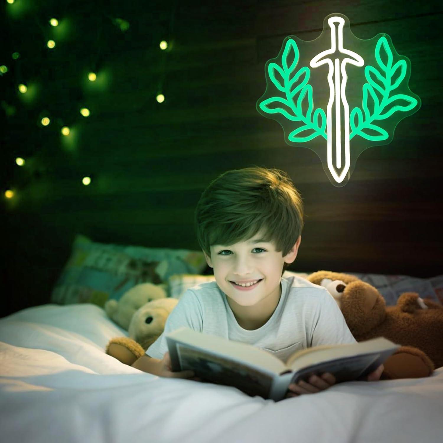 Luz de Neón Regulable YHOPESPZ Espada Fantástica 32cm