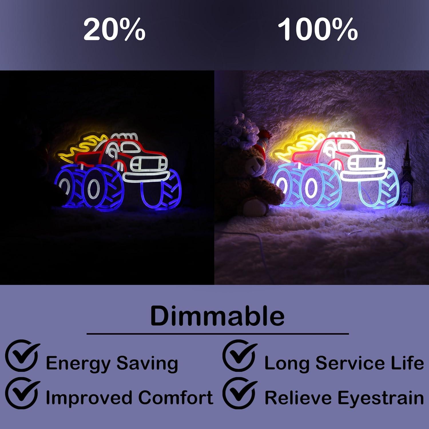 Luz de Neón LED HeyLEDNeoN para Decoración de Pared 42.93x33.02 cm