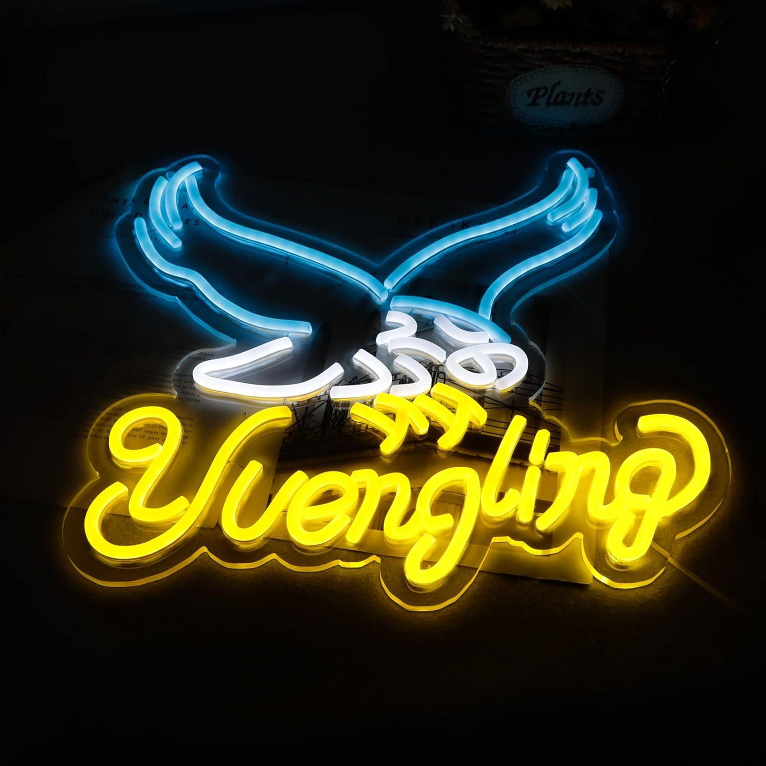 Cartel de neón Balanar Yuengling 31x37.6 cm para bar