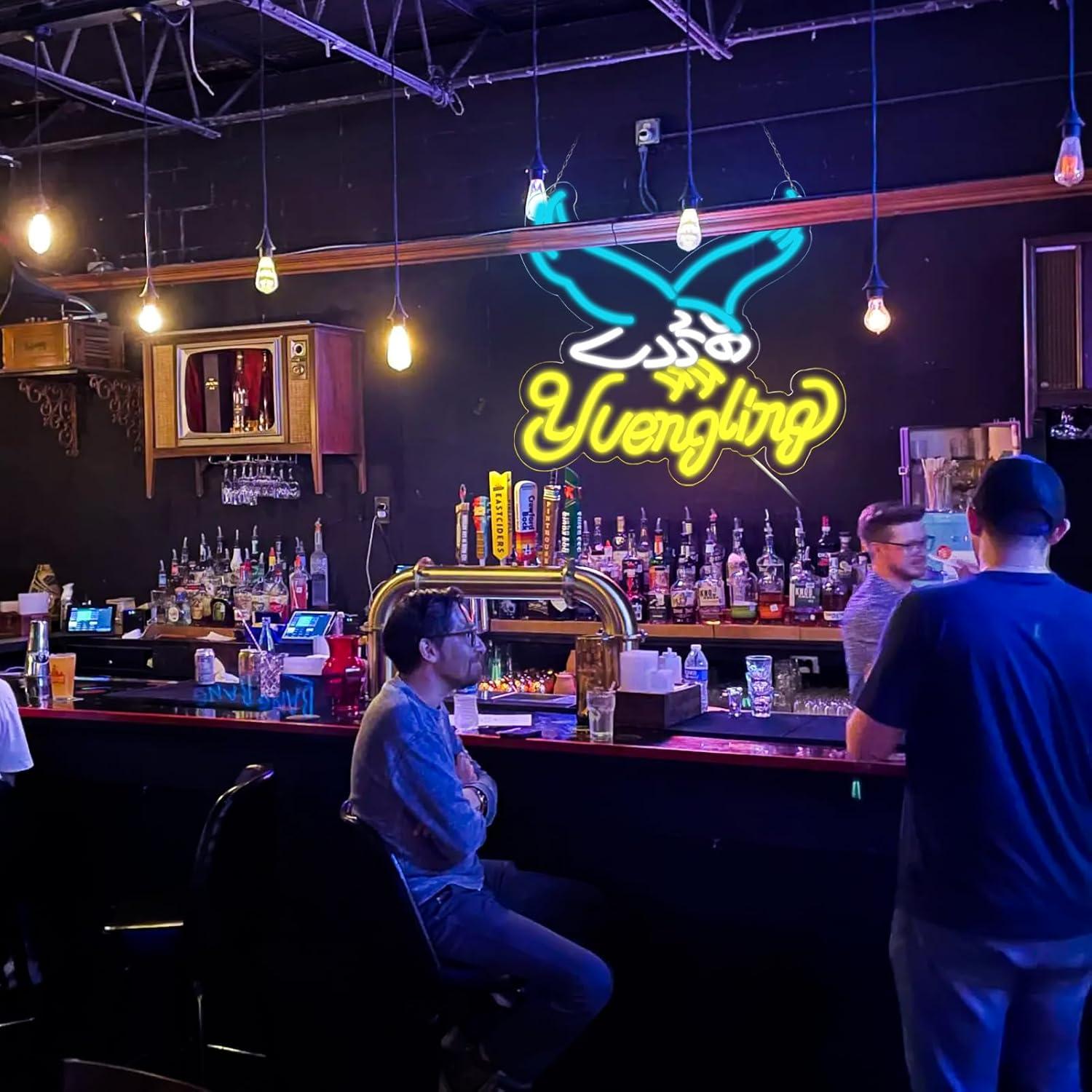 Cartel de neón Balanar Yuengling 31x37.6 cm para bar